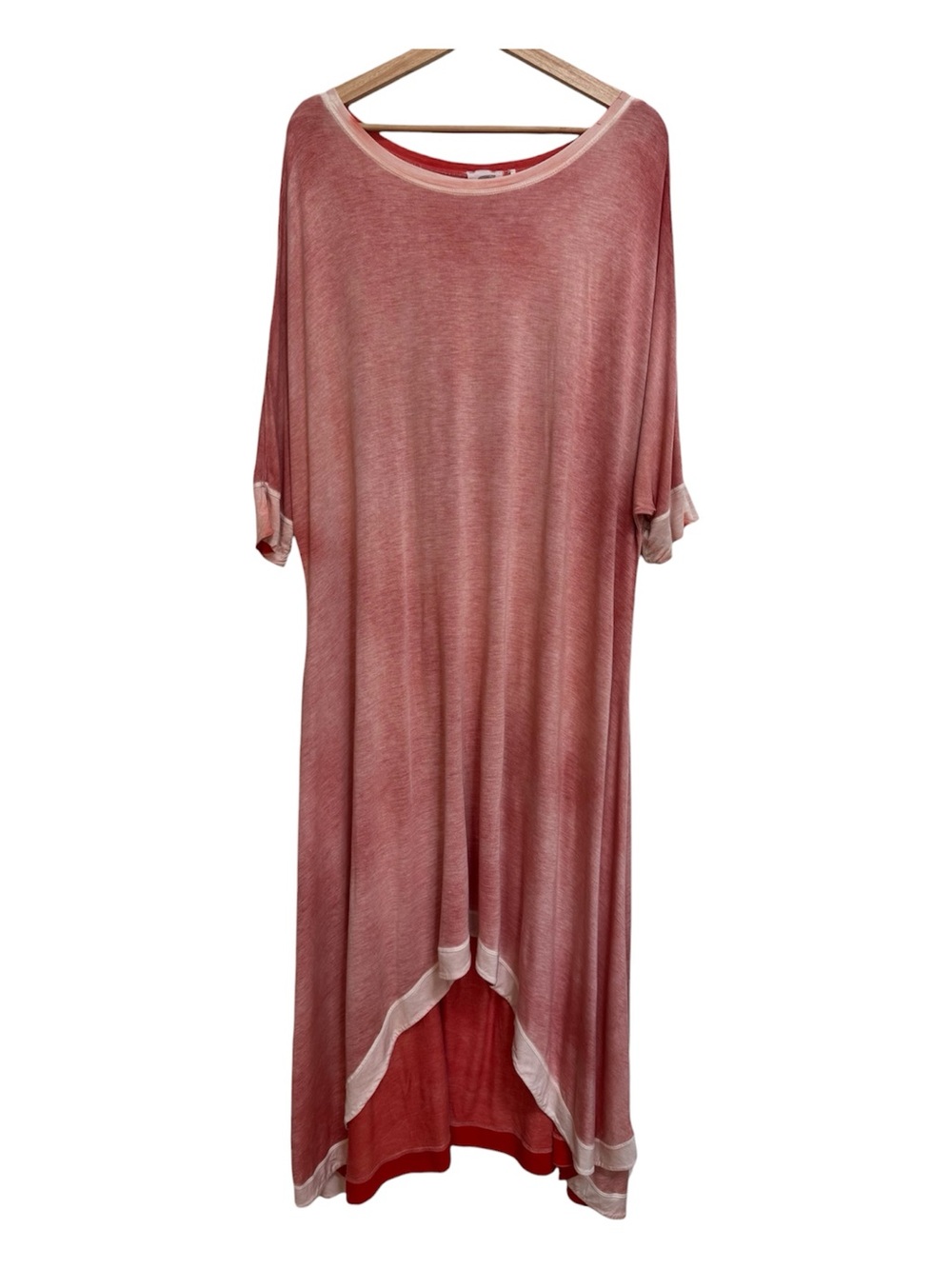 Lilka Anthropologie Feteworthy Knit Midi Dres Women M/L High Low Hem Lagenlook